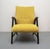 1950s Armchair in a Yellow Velor, Completely Restored, 1950s For Sale - Image 5 of 17