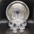 6 oz. Gardone crystal Brandy Glass by Schott-Zwiesel with a large 15 inch Rogers silver plated serving tray. The Brandy...
