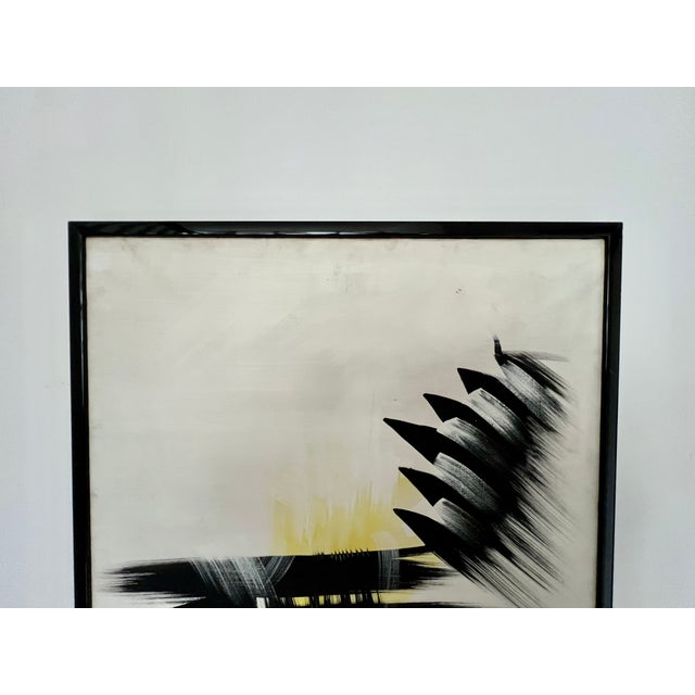 Italian Artist, Large Abstract Composition, Mid to Late 20th Century, Acrylic on Canvas For Sale - Image 4 of 13