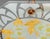 Late 20th Century Signed French Art Deco Painted Glass Plafonnier For Sale - Image 4 of 9
