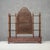 Wood Dressing Table with Shelves and Tilting Mirror For Sale - Image 7 of 9