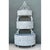 Mid 20th Century Vintage Monumental Tiered Wrought Iron Standing Planter For Sale - Image 5 of 12