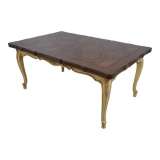 Karges French Louis XV Style Drawleaf Dining Room Table For Sale