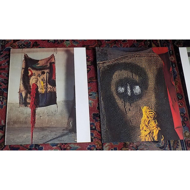 This set of eight (8) vintage mid 20th century folio size abstract quadrichrome photographic prints from Derriere Le...