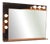 Vintage Bathroom Mirror with Lights, 1960s For Sale