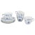 Blue Fluted Plain Coffee Cups and Saucers from Royal Copenhagen, Set of 8 For Sale - Image 5 of 5