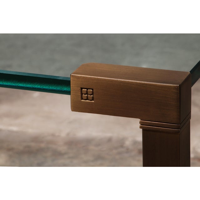 Copper Special Coffee Table Model T53 by Peter Ghyczy, 1970s For Sale - Image 8 of 13