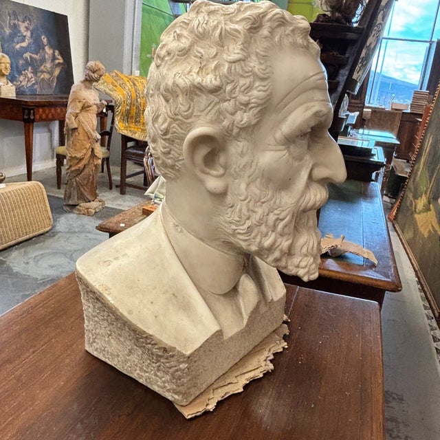 Guido Galetti, Bust Sculpture, 1948, Marble For Sale - Image 16 of 18