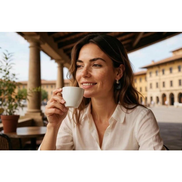 Metal 14k Yellow Gold Door Knocker Earrings, 0.58ct Diamond & Onyx, New, A Pair For Sale - Image 7 of 9