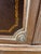 Vintage Classical Style Two Door Leather and Walnut Cabinet For Sale - Image 4 of 11