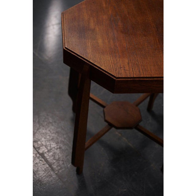 Amsterdamse School Side Table, 1930s For Sale - Image 5 of 13