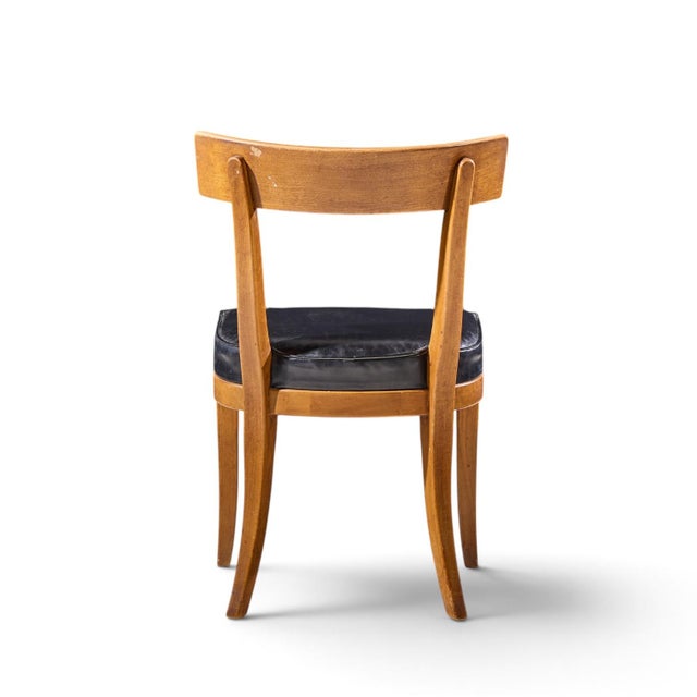 Brown Baker Milling Road Walnut Dining Chairs - Set of 6 For Sale - Image 8 of 10