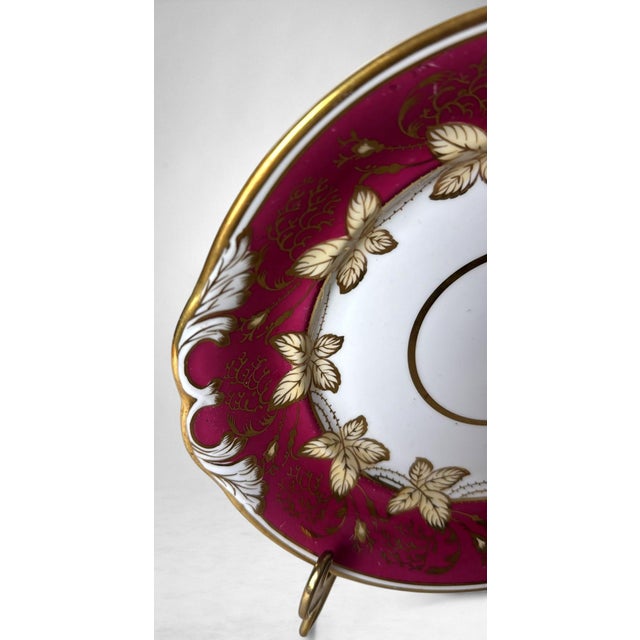 Napoleon III Pair of French “Porcelaine De Paris” Dessert Trays For Sale - Image 15 of 18