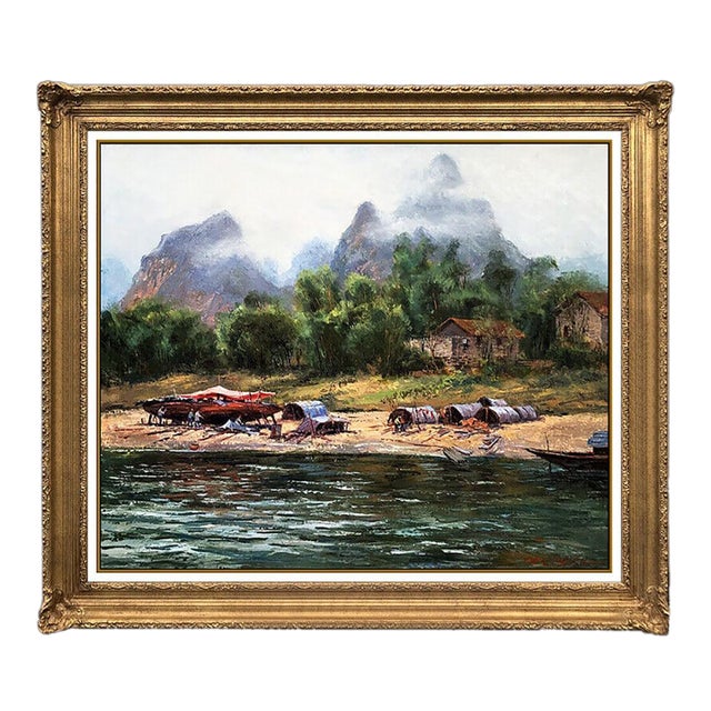Mid 20th Century River Shores, Ben Abril For Sale