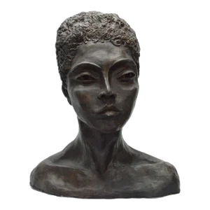 1990s Sheila Goldberg Female Terracotta Sculpture