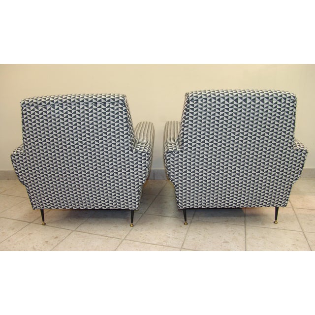 Set of Italian Armchairs, 1950s For Sale - Image 6 of 7