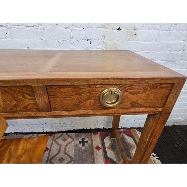 Mid-Century Modern Mid-Century Console Table / Desk by Edward Wormley for Dunbar For Sale - Image 3 of 18