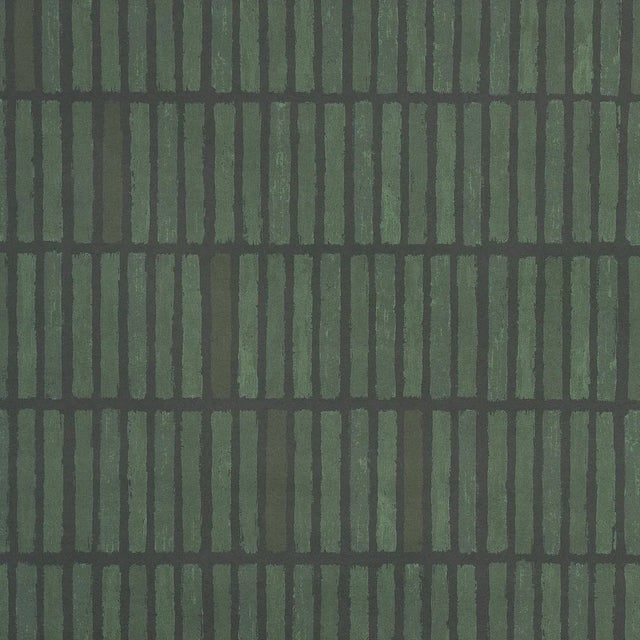 Schumacher x Backdrop Wabi-Sabi Wallpaper in Moss For Sale In New York - Image 6 of 6