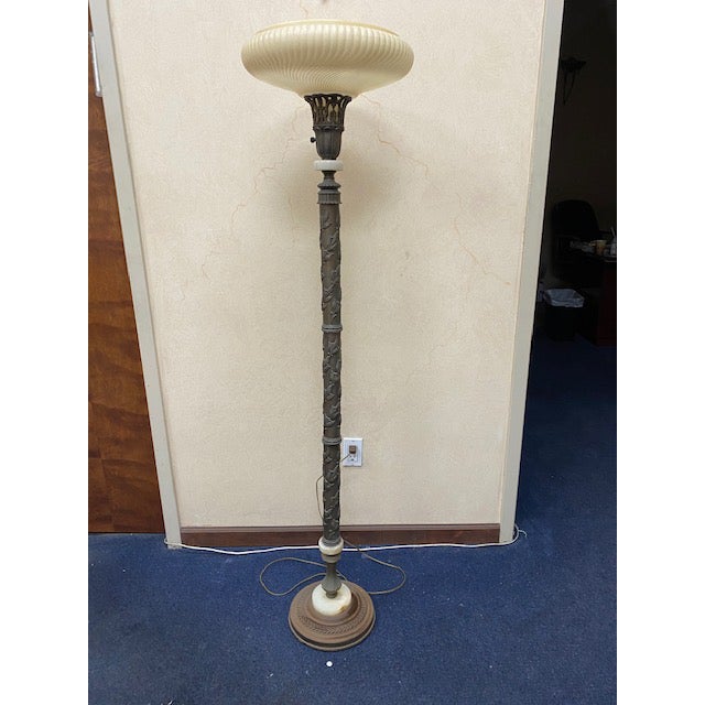 Antique Brass Floor Lamp Chairish