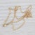 Modern Tube Chain Necklace 18k Yellow Gold 16" 1.2mm For Sale - Image 3 of 6