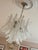 Vintage White Murano Chandelier For Sale - Image 3 of 7