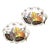 Trays Pair Chinese Tobacco Leaf Porcelain For Sale