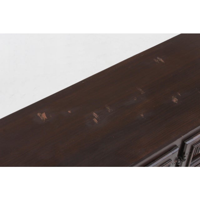 Vintage Brutalist Spanish Credenza, 1970s For Sale - Image 6 of 11