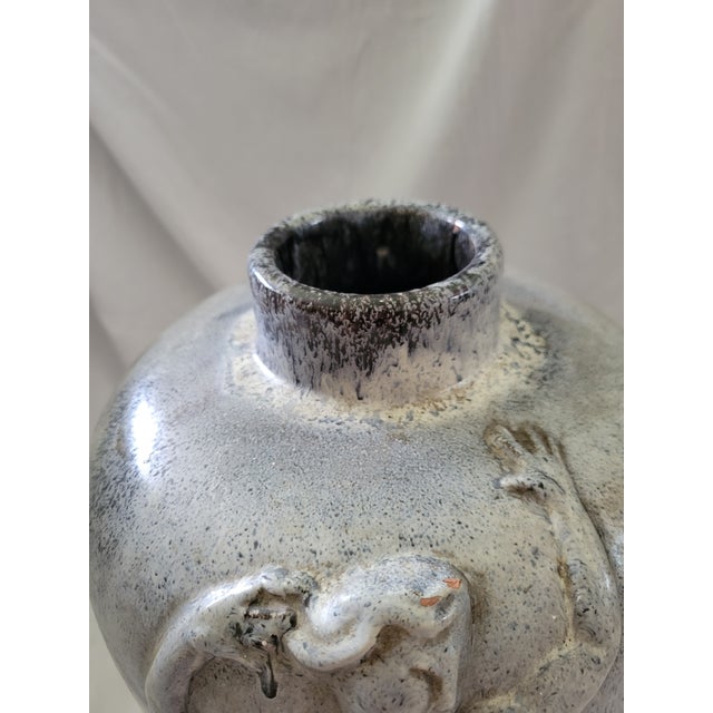 Ceramic 1940s Swedish Modern Einor Luterkort for Upsala Ekeby Vase For Sale - Image 7 of 10