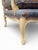 Wood Custom Upholstered Paisley French Country Bergere Chair and Ottoman by Beverley Interiors "Stewart Collection" For Sale - Image 7 of 13