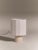 Contemporary White Travertine Medium Roma II Dodecagon Table Lamp by Nassi For Sale - Image 3 of 10