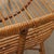 Vintage Cradle in Bamboo with Brass Wheels, 1960s For Sale - Image 5 of 8