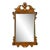 Late 20th Century La Barge Georgian Style Mirror With Distressed Gilt Accents For Sale