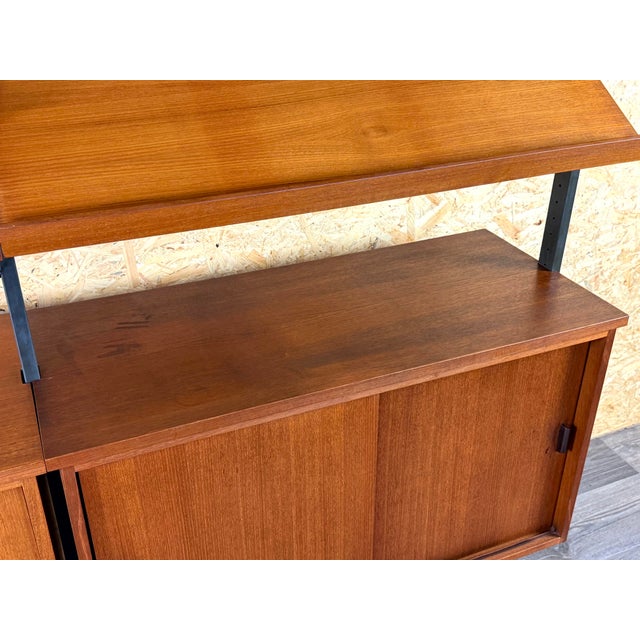 Vintage Swedish Teak Shelving System Wall Unit by Olof Pira, 1960s For Sale - Image 9 of 18