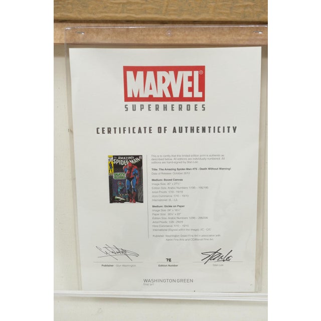 Stan Lee, The Amazing Spider Man #75, Art Print For Sale - Image 6 of 11