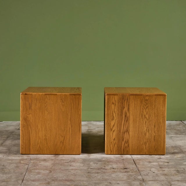 Wood Pair of Gerald McCabe Nightstands for Eon Furniture For Sale - Image 7 of 12