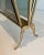 1940 Neoclassical Style Magazine Rack in Brass and Blueish Glass from Maison Jansen For Sale - Image 11 of 12