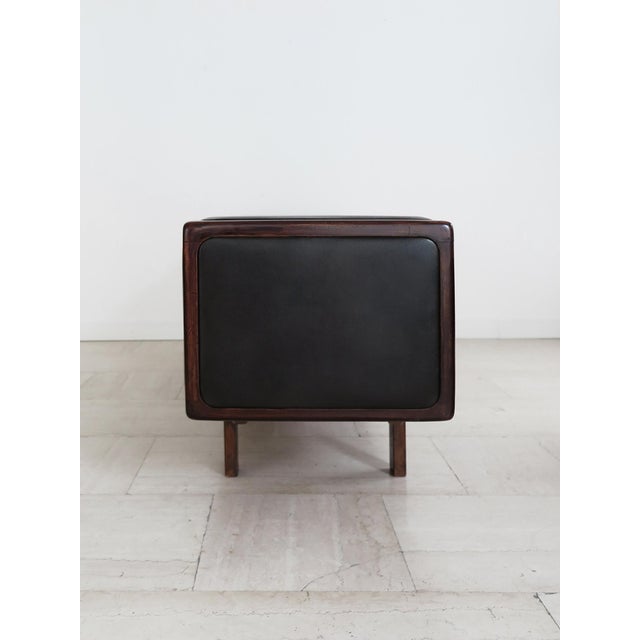 Sideboard Bench in Wood and Leather, Finland, 1950s For Sale - Image 6 of 18