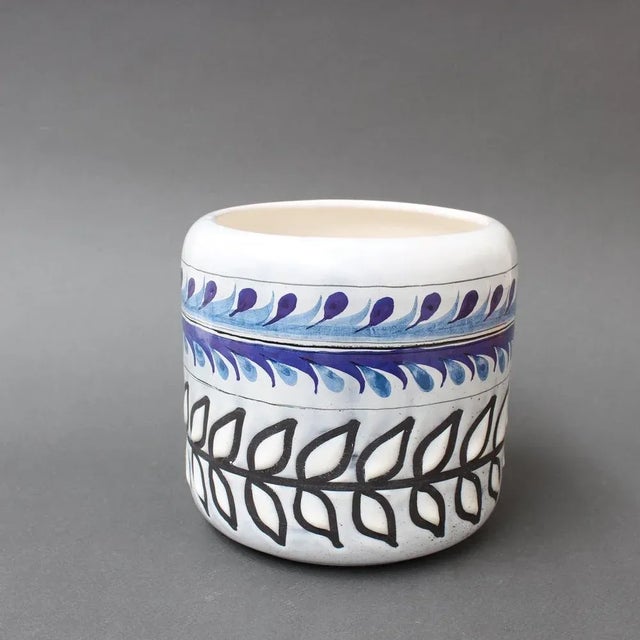 Vintage French Ceramic Cachepot by Roger Capron, 1960s For Sale - Image 4 of 11