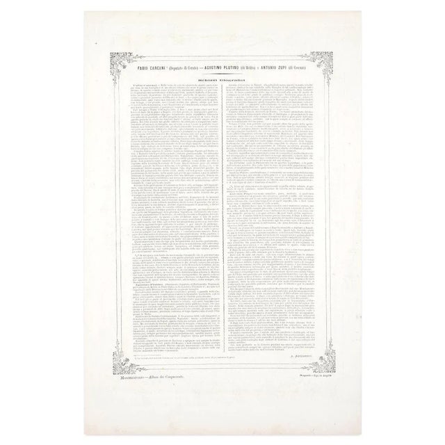 I puritani di sinistra is an original artwork realized in the 1870s by antonio manganaro. Original colored lithograph....