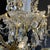 1950s Large Italian Crystal and Brass Chandelier, 1950s For Sale - Image 5 of 18