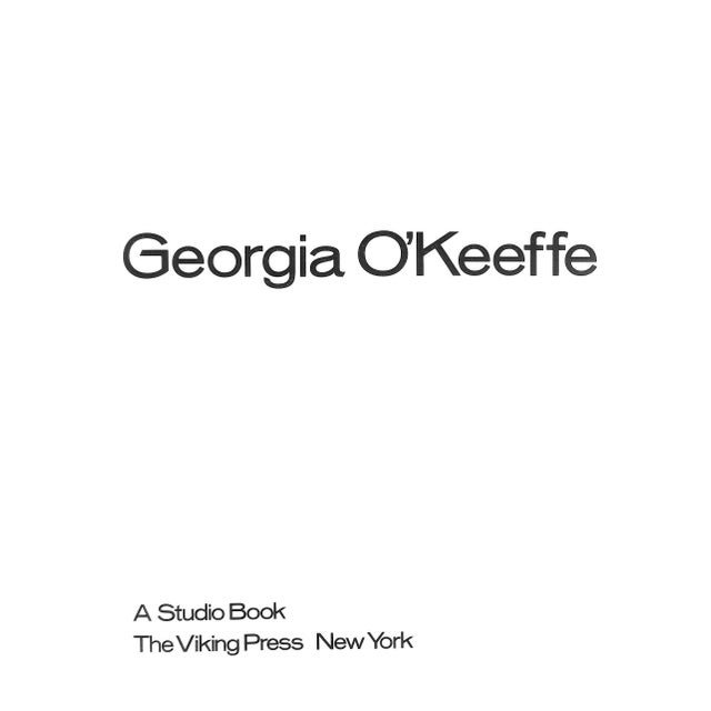 O'KEEFFE, Georgia Georgia Totto O'Keeffe (November 15, 1887 – March 6, 1986) was an American artist. She was known for her...