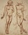 Paper Fritz Uphoff, Two Female Nudes, 1930, Red Chalk Drawing For Sale - Image 7 of 7