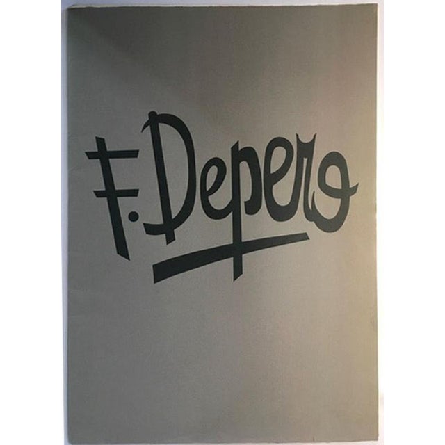 Black Fortunato Depero, The Twins, Multi-Colored Print on Paper, 1974 For Sale - Image 8 of 18