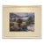 Mid 20th Century European Garden and Lake Landscape Framed Print For Sale