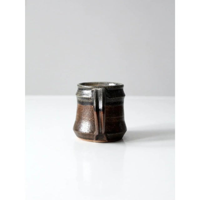 Vintage Studio Pottery Mug For Sale - Image 4 of 10