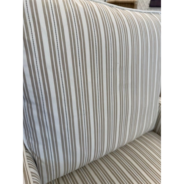 Chaddock Ginger Skirted Chair For Sale - Image 4 of 4