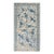 Lovely Tan Beige and Blue Cerulean Color With Florid Design Antique Japanese Rug For Sale