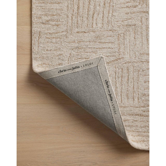 Chris Loves Julia x Loloi Polly Smoke / Sand 3'-6" x 5'-6" Accent Rug For Sale In Dallas - Image 6 of 6