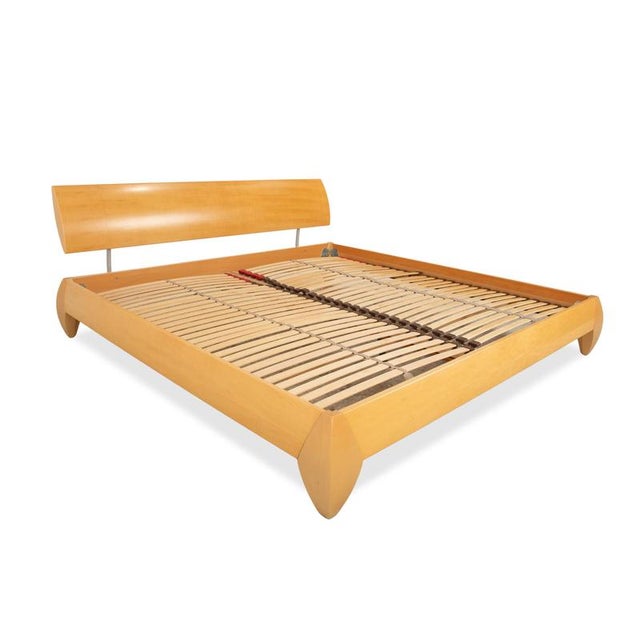 Modern Wooden Bed from Hülsta For Sale - Image 3 of 15