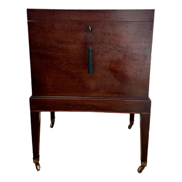 Antique George III Mahogany Callarette, 1800s For Sale